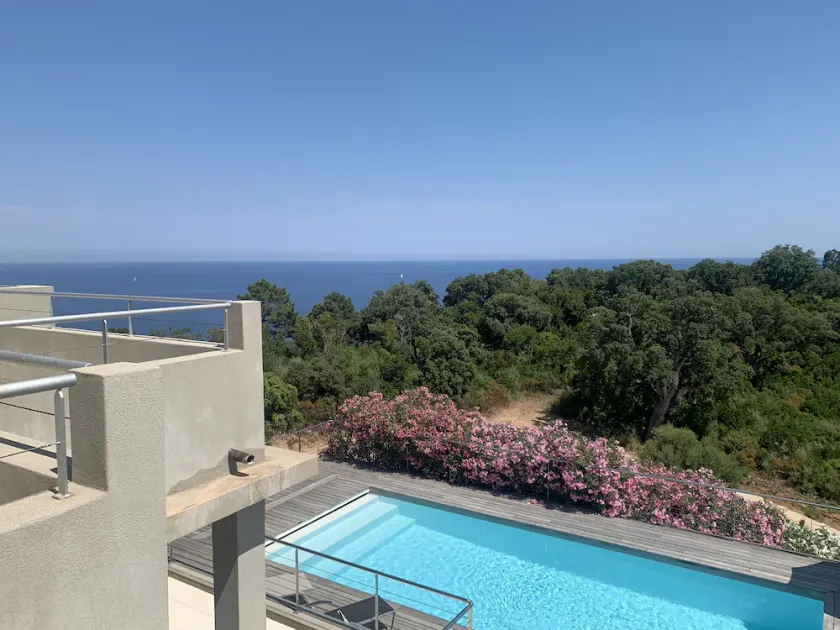Magnificent contemporary house with 180° sea and mountain views, not overlooked - Image 1