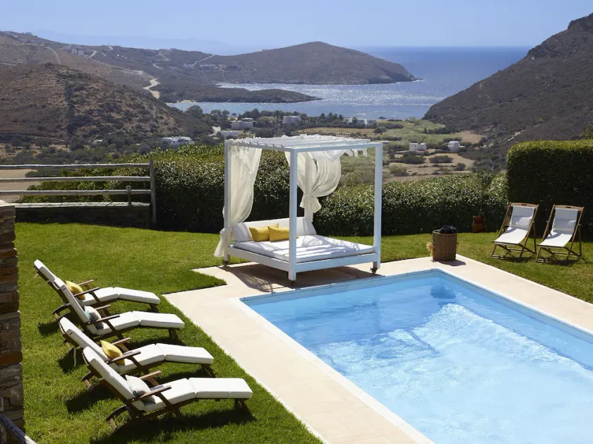 Aegean Majesty: Villa Helias – 4 Bedroom Getaway, Private pool, Gym - Image 1