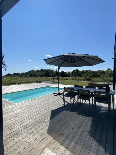 Öland - Modernt hus i lugnt läge med havsutsikt och uppvärmd pool (30°) - Image 1