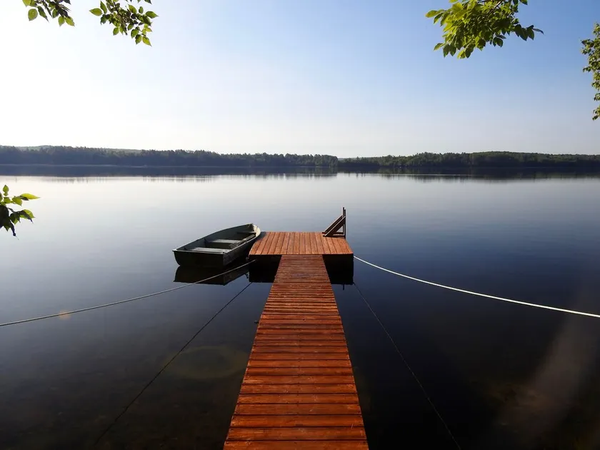 Mysig stuga på den vackra Pocasset sjön i Wayne, Maine - Image 1