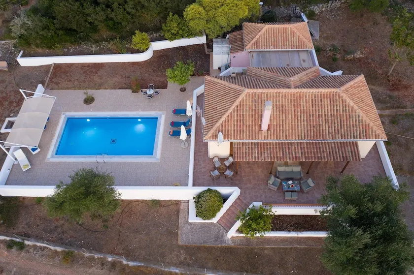 Spyros Villa near Fiskardo, Private Pool Overflow 4x8m, panoramic sea view - Image 1