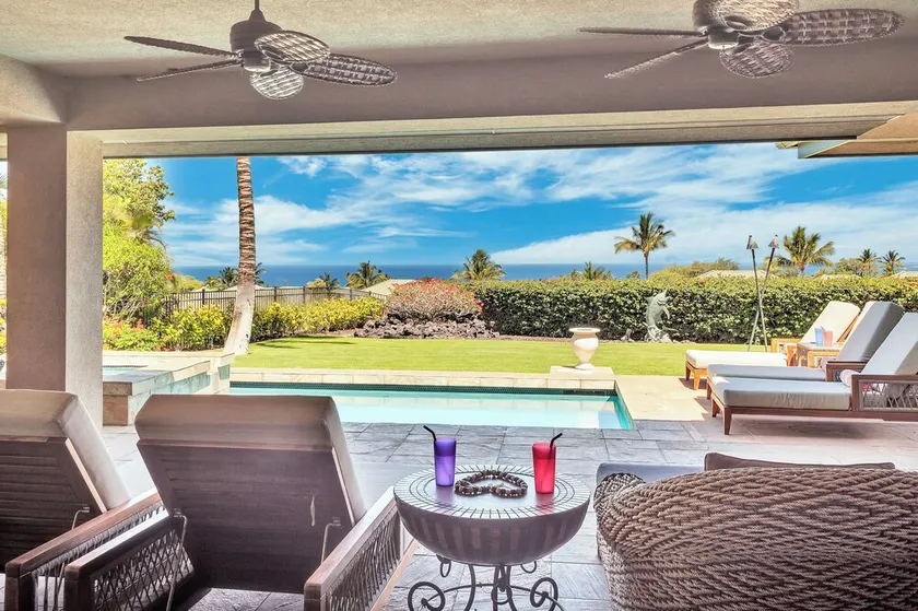 Villa vue mer / coucher de soleil, piscine / jacuzzi PVT, adhésion 2019 au platine Mauna Kea - Image 1