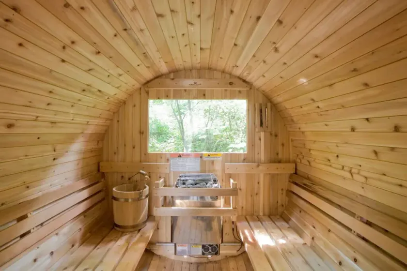 Luxury Tiny Cabin with Private Sauna & Cold Splash - Image 1