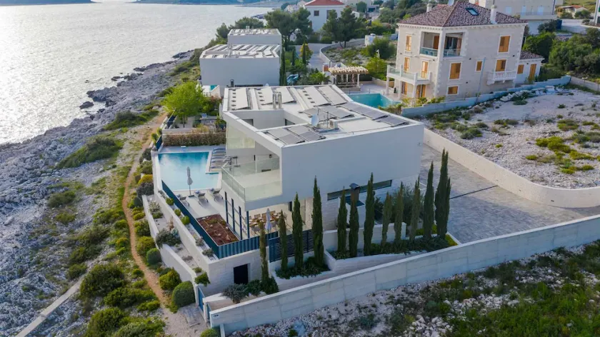 Villa Valiosa - stunning beachfront villa with a pool and a sauna for ten guests by MyWaycation - Image 1