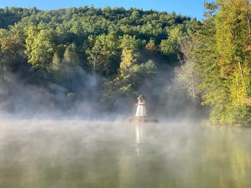 ELLIJAY GA. COZY, SECURE PUP PARK, MT. VIEWS, PRIVATE LAKE <br>“Mountain Soul” - Image 1