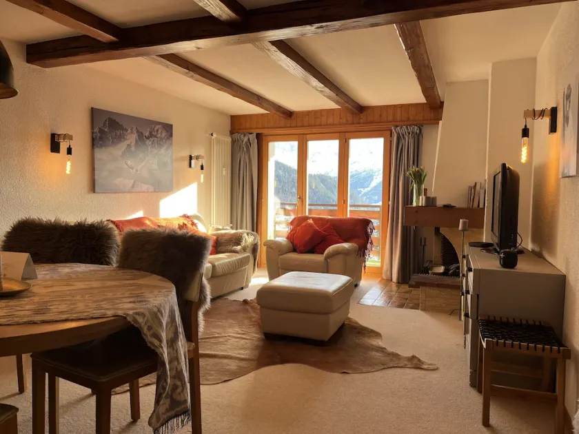 Cozy Verbier flat in front of ski lift with fantastic mountain view! - Image 1