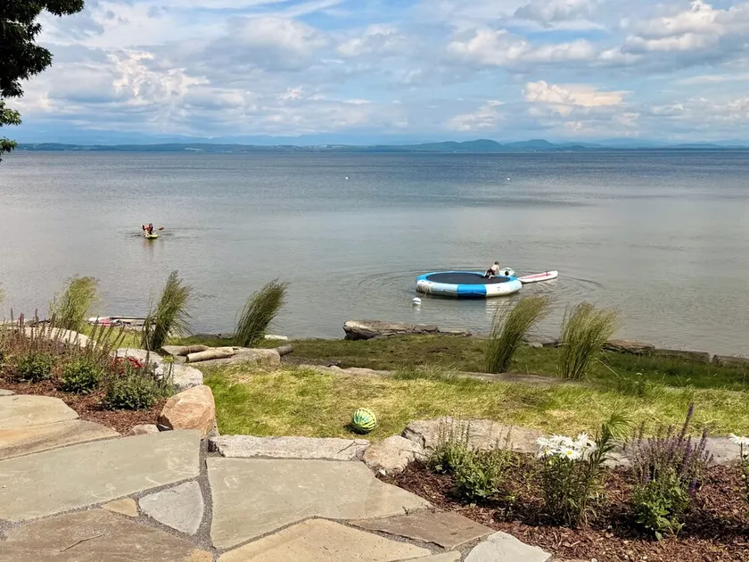 Designer Lake Champlain Retreat with Adirondack Views & Private Waterfront - Image 1