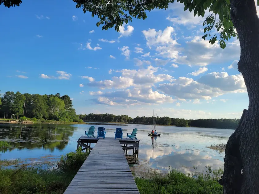 Relaxing newly-renovated 3/2 lakeside retreat with private dock - Image 1