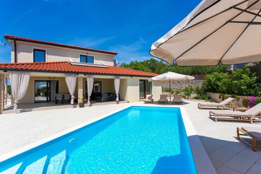 Villa Loni mit Pool und Meerblick - Image 1