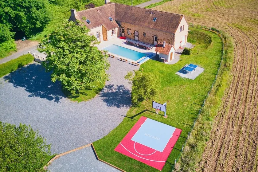 Crazy Villa Chateaubert 28 - Heated pool - Basket - 2h Paris - 30p - Image 1