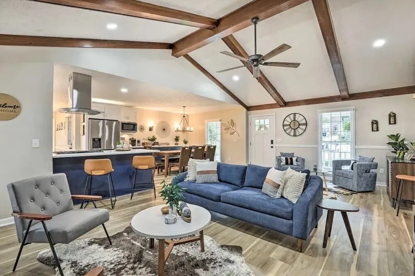 Chic Lilburn Getaway w/Media Room + Fire Pit - Image 1