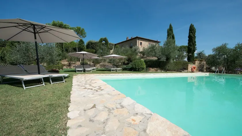 Top Location - Villa in San Gimignano, Top View, 4 DBL En-Suite, Pool, AC, WiFi - Image 1