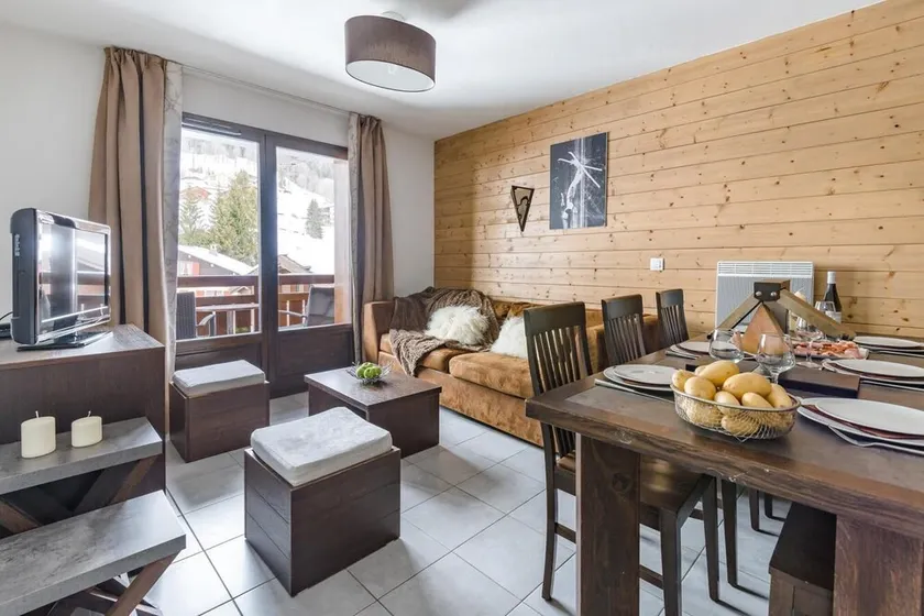 WiFi, fitness, swimmingpool, terrasse, balkon, tv, skiboks, 46-49m², Les Gets - Image 1