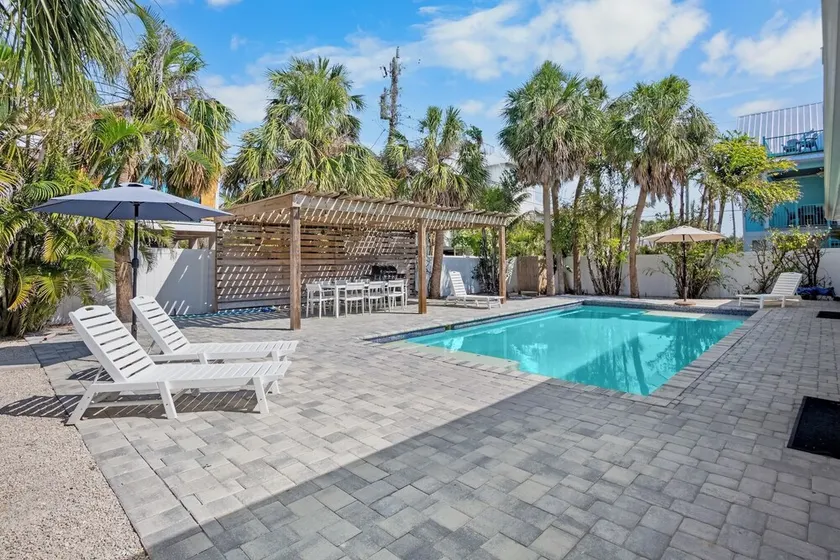 Updated Home with Heated Pool and Grill! 1 Minute Walk to Beach! - Image 1