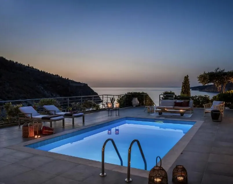 Sensational Kefalonia Villa | Villa Lotto | 2 Bedrooms | Seafront | Spectacular Sea Views | Private Outdoor Pool | Assos - Image 1