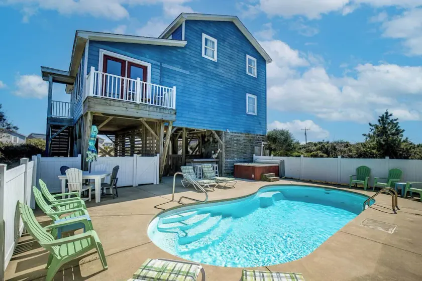 Pelican's Paradise | 150 ft from the beach | Private Pool, Hot Tub | Nags Head - Image 1