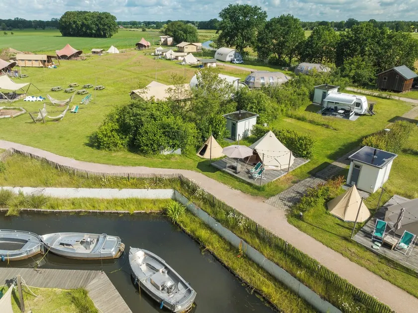 Sleep in this cozy bell tent at our cozy harbor! - Image 1