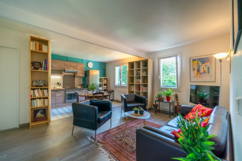 Les Volets Bleus - Trois Chambres Appartement, Couchages 6 - Image 1