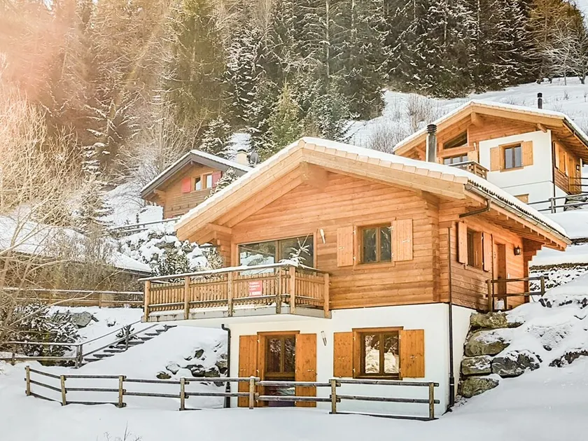 Härligt och komfortabelt feriehus i La Tzoumaz, 4 Vallees, Schweiz för 6 personer - Image 1