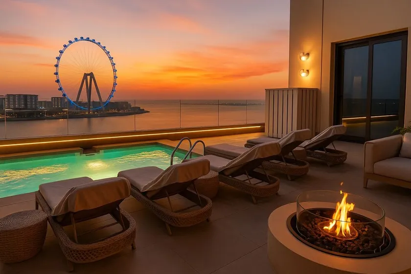 Dubai Jbr Luxury 180 m° penthouse Full sea View 41° Floor 4/6 pax - Image 1