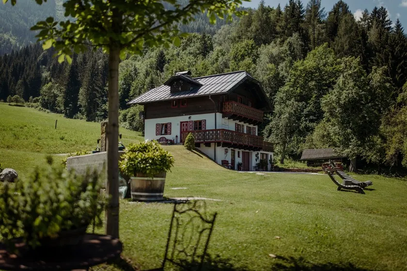 Chalet 'Hinterweiding Gut' con vistas a la montaña, jardín y Wi-Fi - Image 1