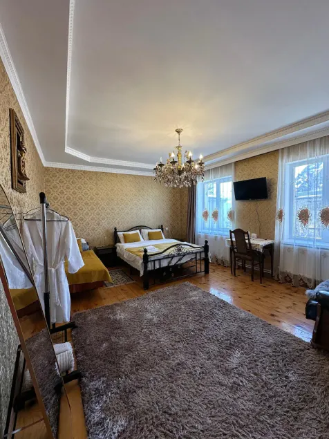 A cozy house with veranda and big yard, with the best view on Kazbegi mountain.. - Image 1