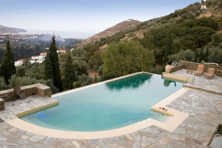 On A Lush Hill A Secluded Country Home With Infinity Pool And Endless View - Image 1