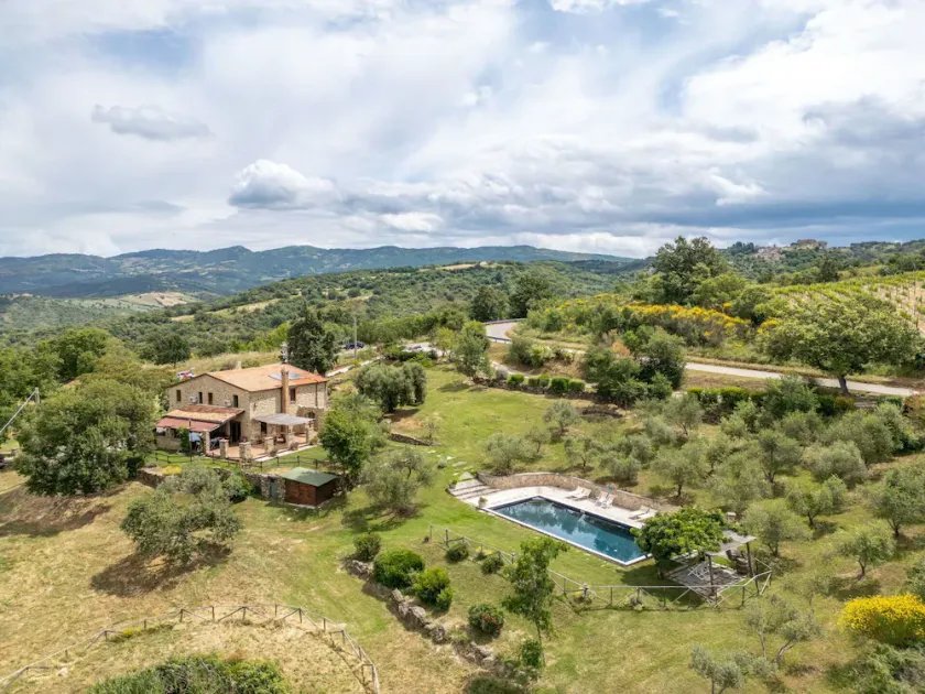 Splendida villa indipendente con piscina privata, A/C, WIFI, TV, patio e vista panoramica - Image 1
