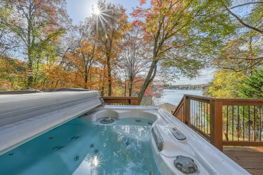 Herons Rest - Lakefront home with dock, pool table, & hot tub - dogs OK - Image 1