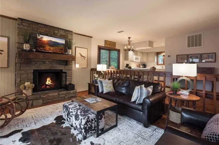 Blowing Rock, Chetola Resort Renoverat Mountain Chic lägenhet - promenad till stan! - Image 1
