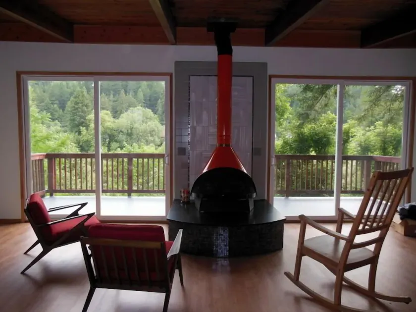 Redwood Butterfly Cabin Riverfront Private Island Seasonal Canoe Ingår - Image 1