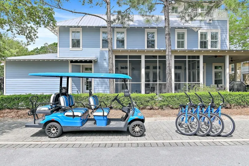 4 cykler inkluderet i hvert ophold! 3 King soveværelser! 6-personers golfvogn! Coastal Chic ved akvarel - Image 1