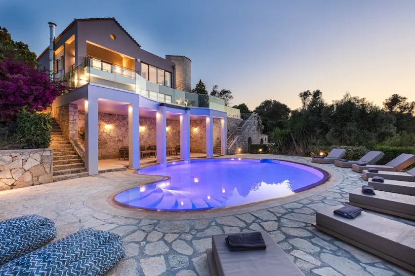 Villa Lime Panoramic sea views with 2 pools Close to Rethymno - Image 1