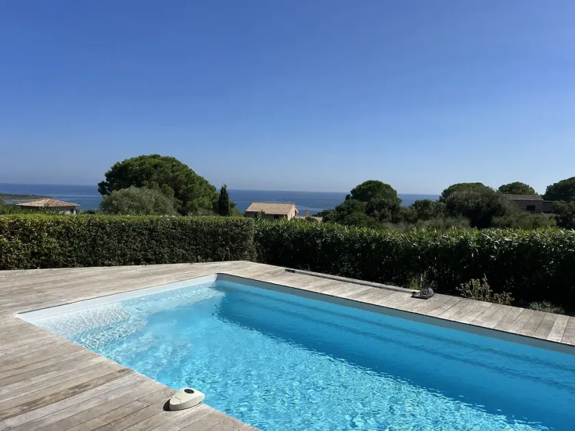 STE LUCIE DE PORTO VECCHIO PINARELLO villa vue mer/piscine chauffée climatisée - Image 1