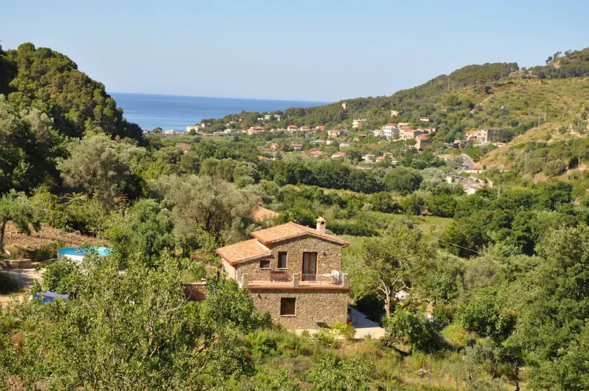 Cilento, Castellabate - Casa de férias com piscina e vista para o mar em uma bela posição panorâmica - Image 1