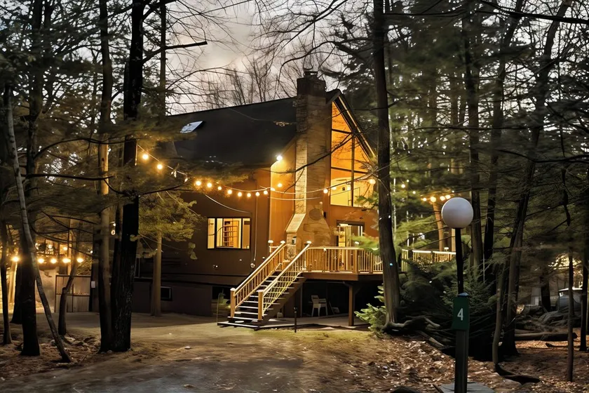 Refined Cabin, Hot Tub, Fire Pit, Indoor Sauna, Game Room, Pool Table, Sleeps 14 - Image 1