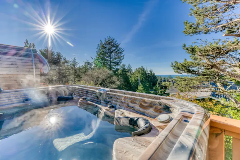 SPA Home! Hot Tub & Sauna, OCEAN View , AC+ EV Charger, Wheelchair Lift. - Image 1