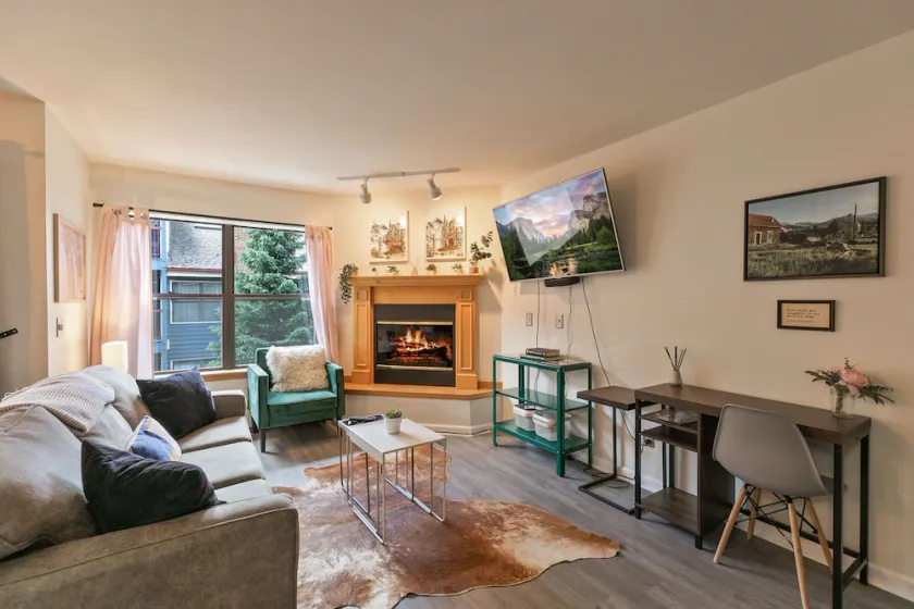 Steps to Winter Adventures Relaxed Condo With Loft - Image 1