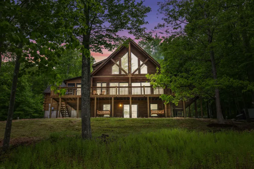 Secluded Cabin w/ Natural Swim Hole-HotTub-Trails - Image 1