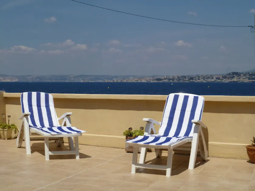 Hus på havnen panoramaudsigt over Marseille bugten - Image 1