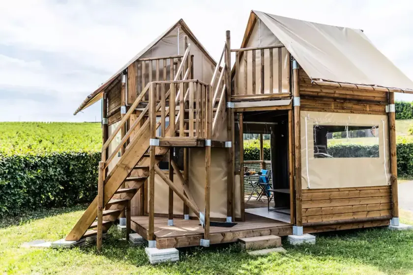 Campsite La Grappe Fleurie ***** - La Grande Cadole 4 people - Image 1