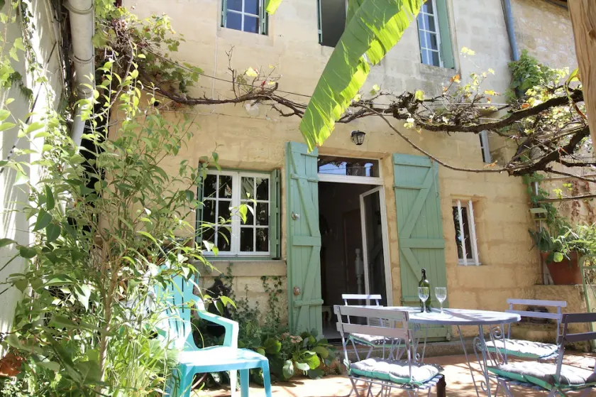 Claires' house  terrace: couze saint  front ,flowers, sun, quiet ,pets welcome - Image 1