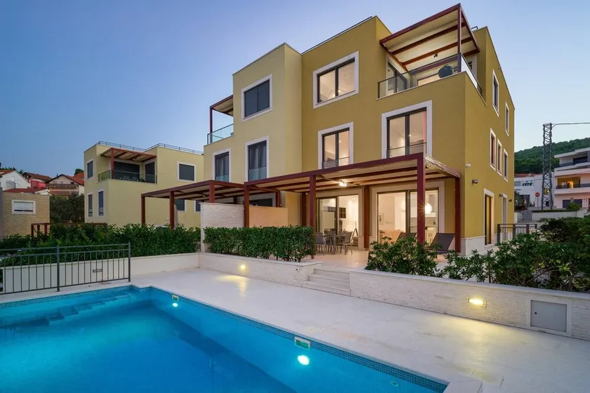 Luxury Beachfront Villa Ciovo Joy 1 with Pool, Gym - Image 1