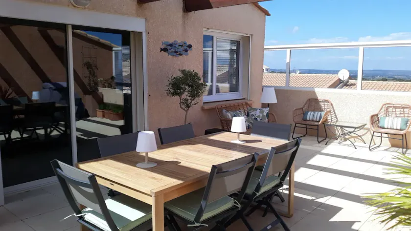 Spacious 2 bed Appartment full air con, Sun terrace,stunning views, Pools - Image 1