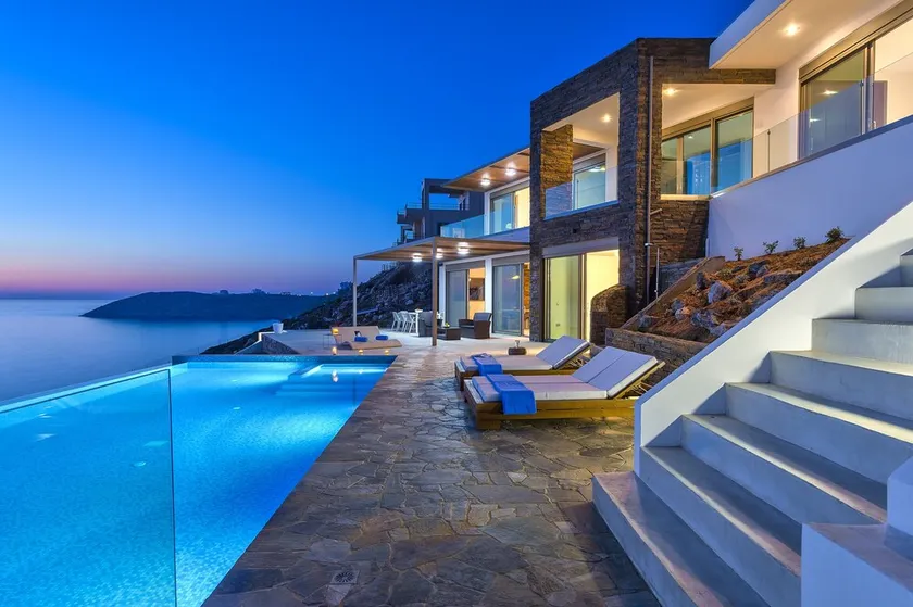 Villa VIP Kyma - Seafront Villa heated pool - Image 1