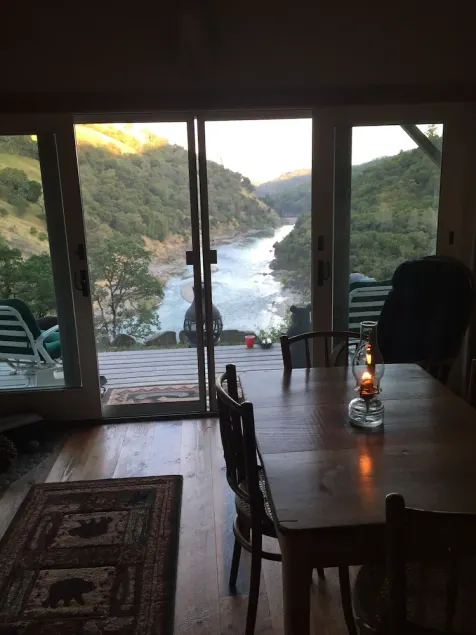 Private-Remote-Romantic  THE FISHING CABIN on the middle fork of the Eel River - Image 1