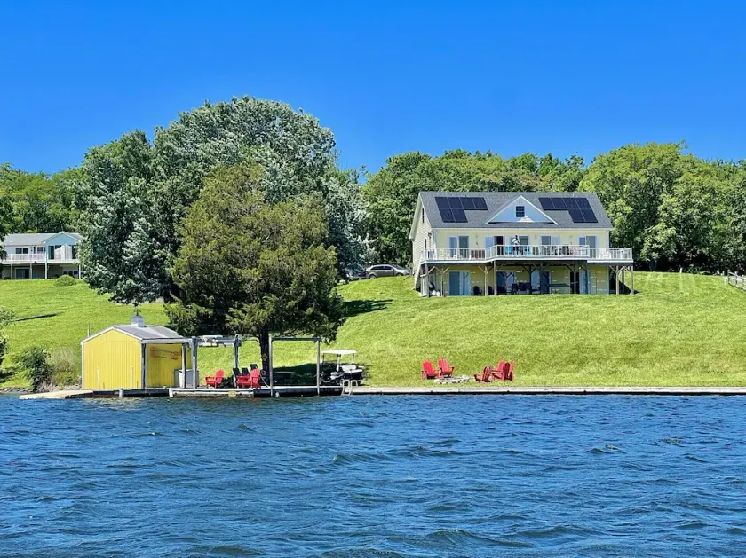 Lakefront  of 240 feet on Private side. Lake and Sunrise view from every room!!! - Image 1