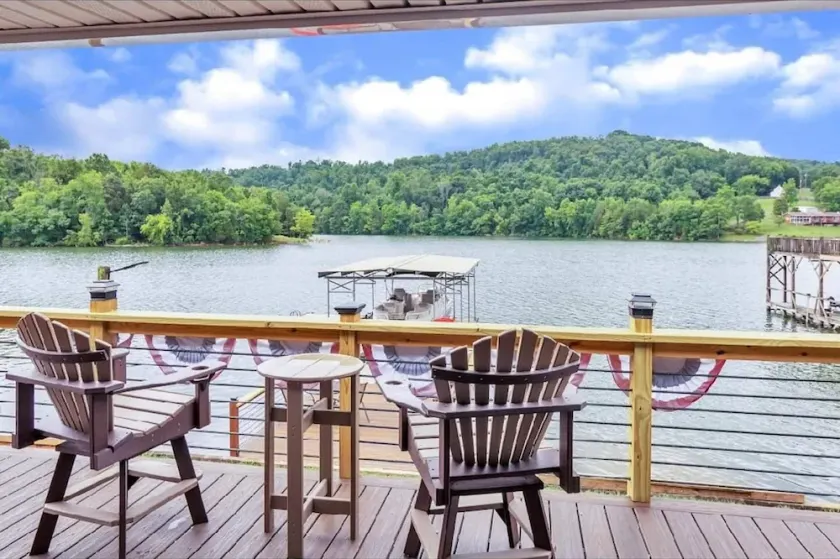Enjoy breathtaking lake views from the comfort of your own private deck. - Image 1
