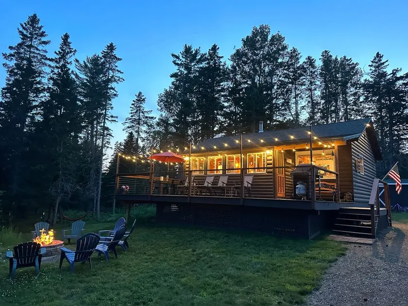 Wild Pines Cabin | Shared Waterfront w/ Bistro Lighting & Fire Pit - Image 1