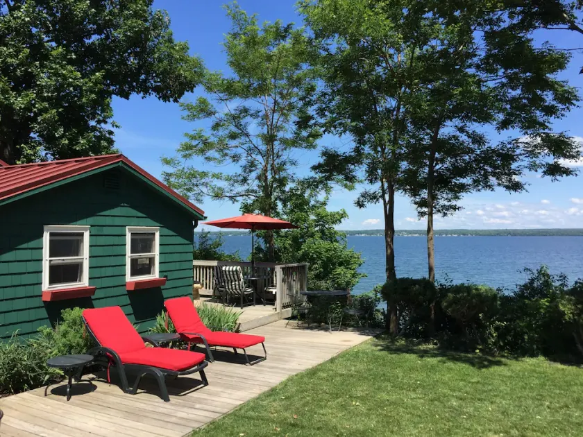 Cozy Cabin With 165 Ft Beach in the heart of FLX wine country! ALL are welcome! - Image 1